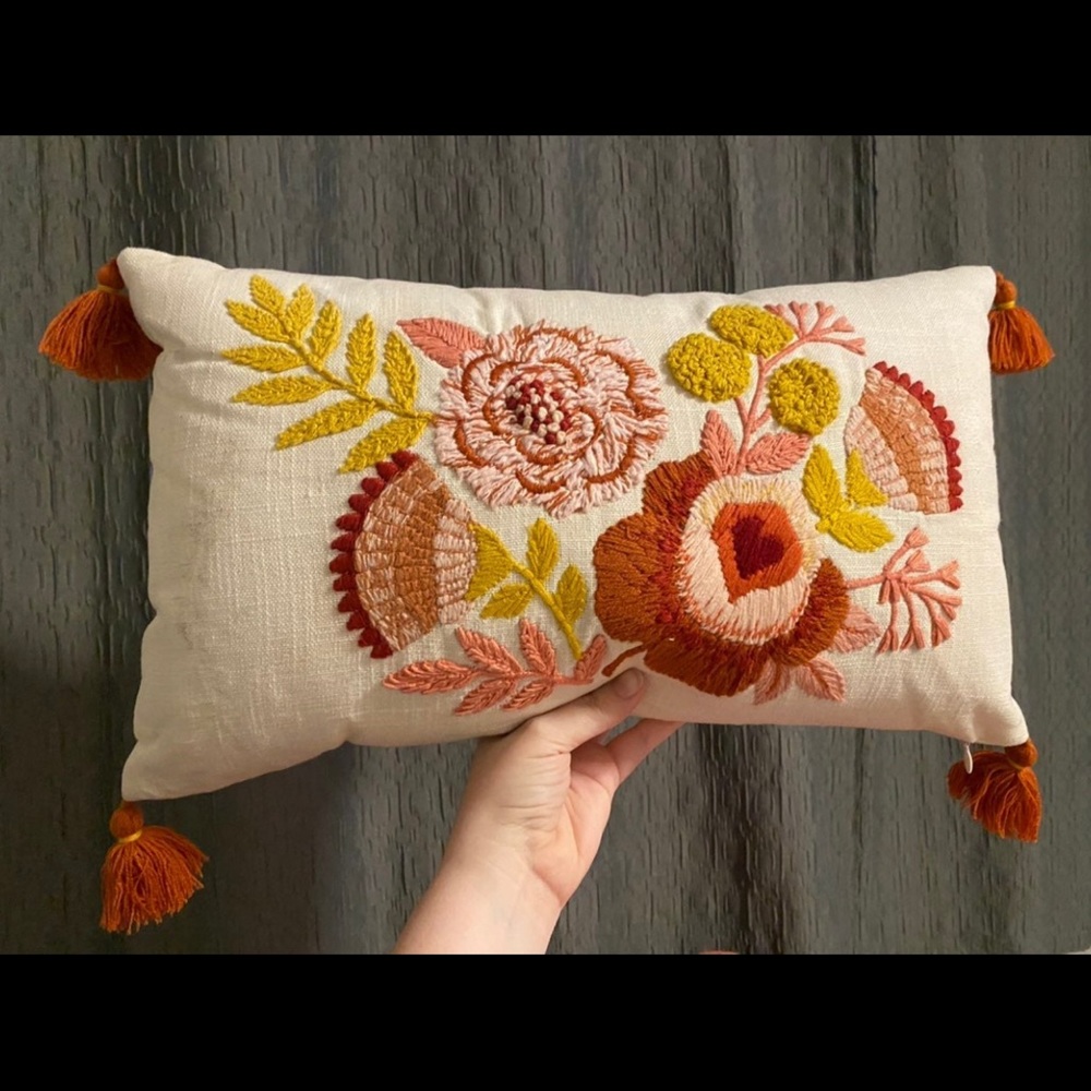 Opalhouse - Jungalow Embroidered Throw Pillow